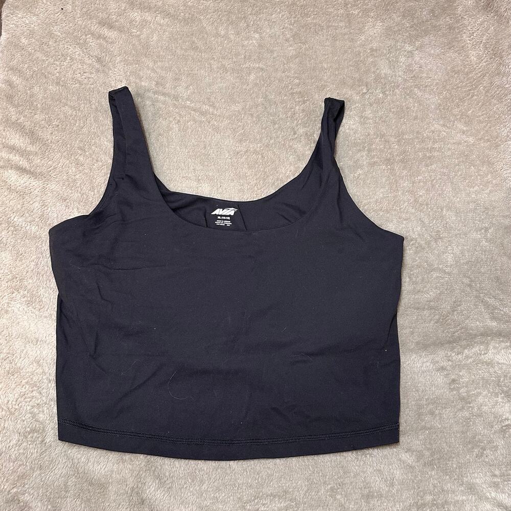 Avia Sports Bra Bundle XL (16-18) Set of 4 Black Blue Pink Activewear